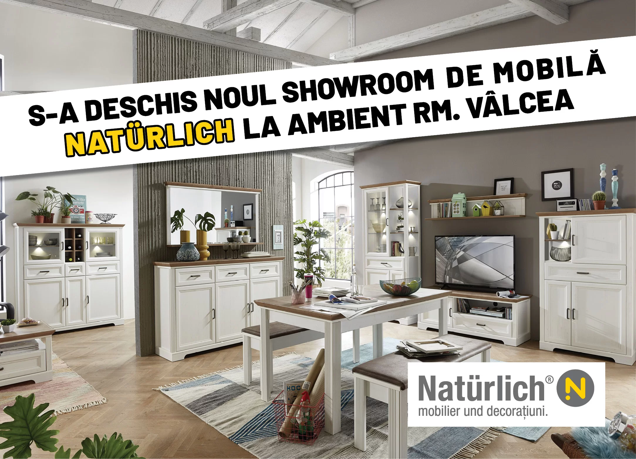 Showroom mobila Naturlich Ambient Rm. Valcea